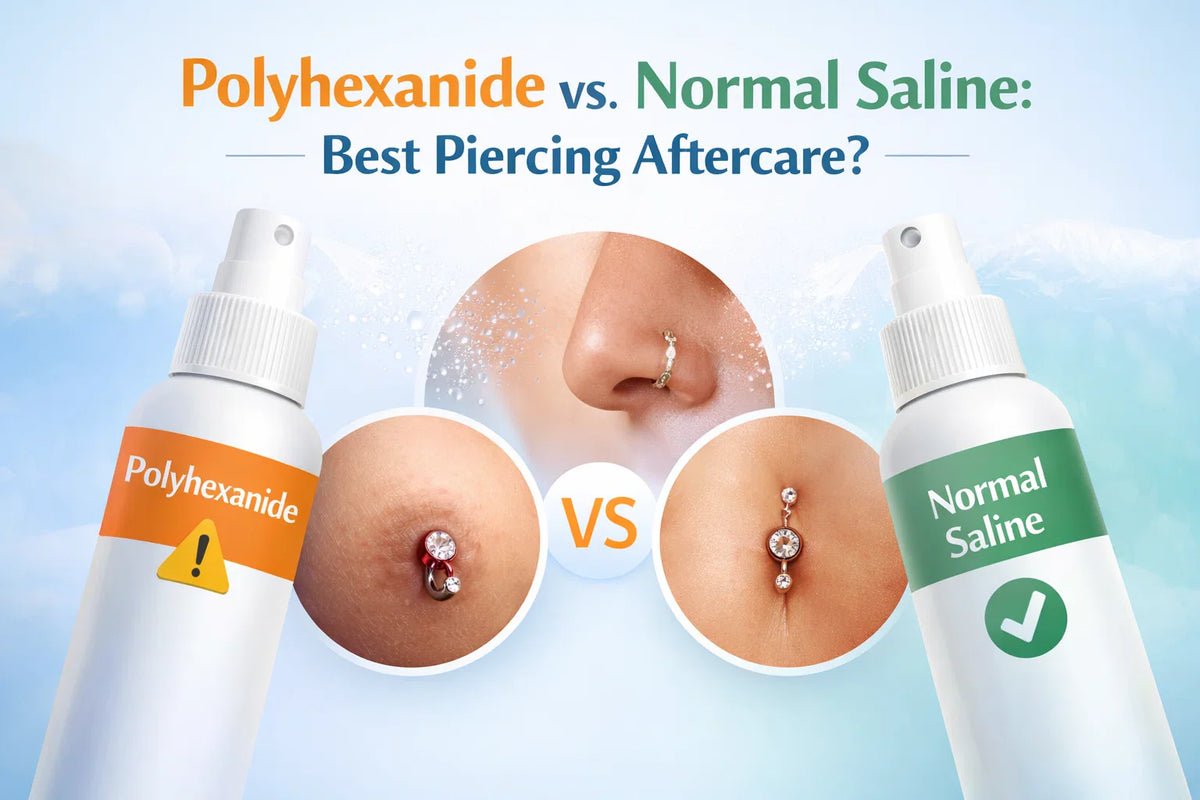 Polyhexanide vs Saline: Which Piercing Aftercare Works Best?