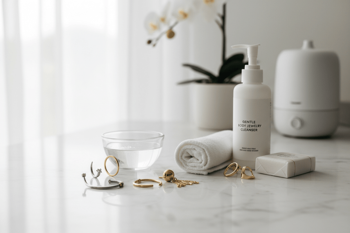 Body Jewelry Care 101: Keep Your Piercings Clean  And Shiny - QIAO Crystal