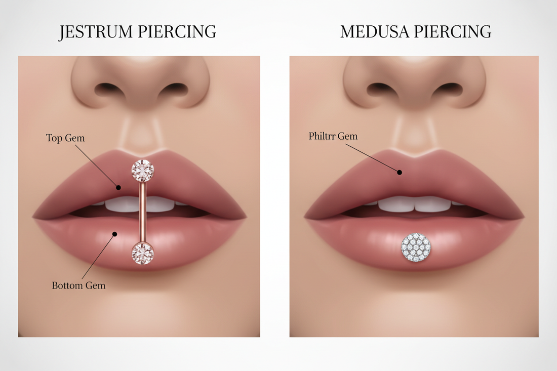 Jestrum Piercing vs Medusa Piercing: Which One Is Right for You?