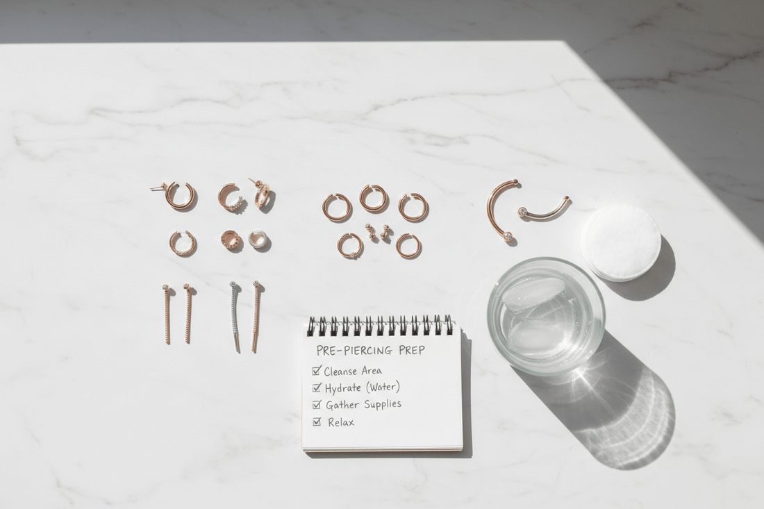 Pre-Piercing Checklist: What to Know &amp; How to Prepare Before Your Appointment - QIAO Crystal