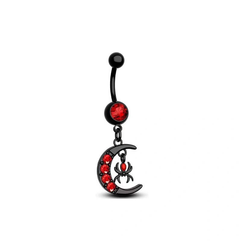 12PCS Belly Button Ring 14G Belly Rings Surgical Stainless Steel Navel Rings Belly Button - QIAO Crystal我的商店QIAO Crystal