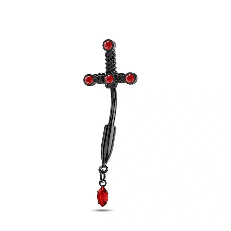 12PCS Belly Button Ring 14G Belly Rings Surgical Stainless Steel Navel Rings Belly Button - QIAO Crystal我的商店QIAO Crystal
