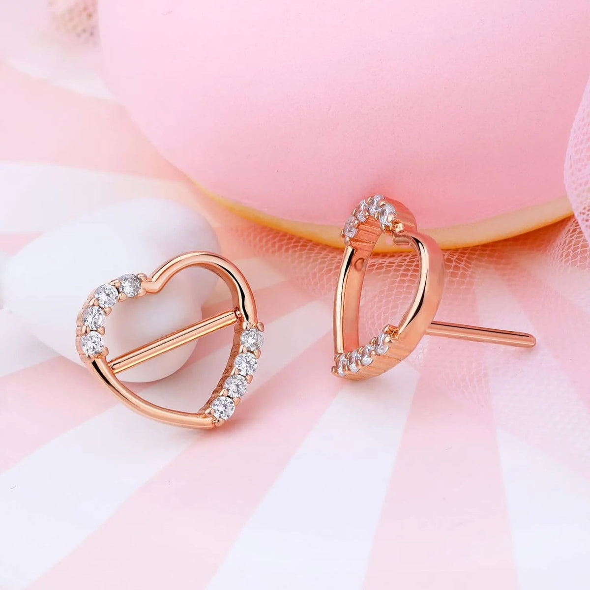 14G 316L Surgical Steel Barbell Dainty Shiny Clear CZ Nipple Clicker - QIAO CrystalQIAO CrystalQIAO Crystal