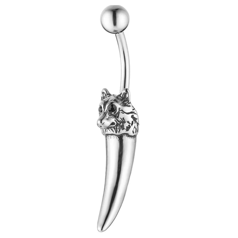 14G Gothic Belly Button Rings Surgical Steel Internally Threaded Belly Rings