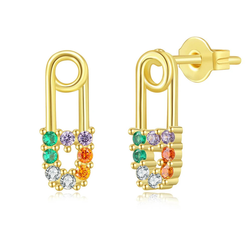 16G Stainless Steel CZ Labret Monroe Lip Rings Conch Helix Tragus Cartilage Flat Back Earrings Studs