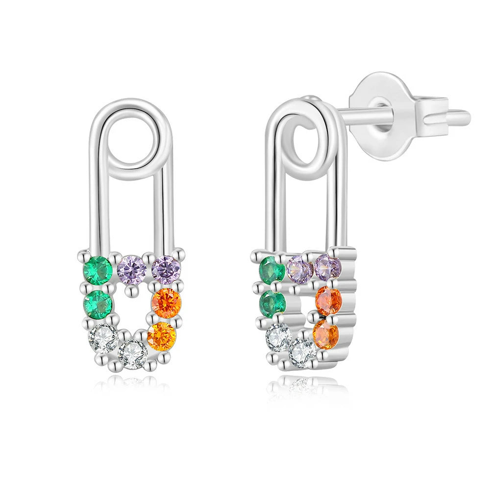 16G Stainless Steel CZ Labret Monroe Lip Rings Conch Helix Tragus Cartilage Flat Back Earrings Studs