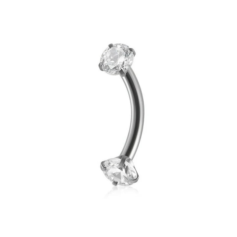 4 Pcs 16G Rook Jewelry Stainless Steel Eyebrow Piercing Jewelry