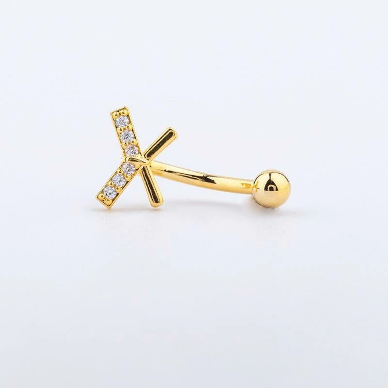 16g Rook Piercing Jewelry Gold Silver Eyebrow Rings Curved Barbell Daith Earrings