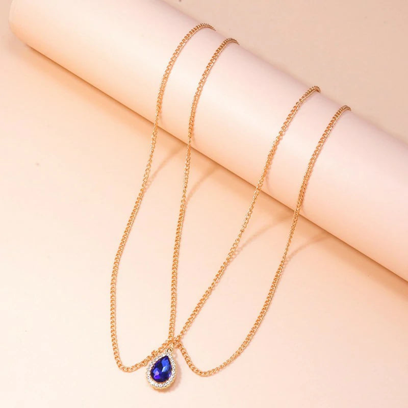 18K Gold Plated Belly Chain Rhinestone Body Chain Beach Waist Chain