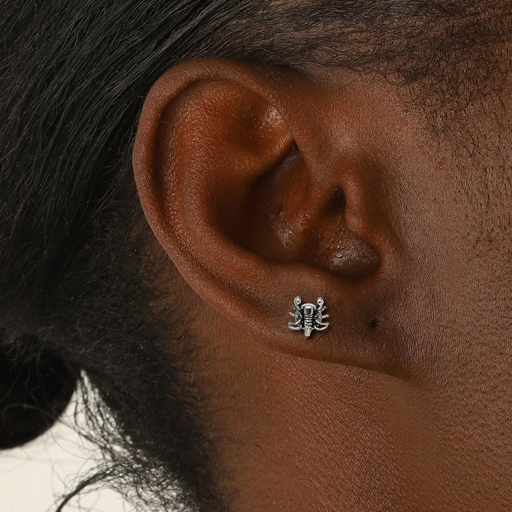 1PC Halloween Spider Piercing Jewelry for Conch Helix Flat Labret