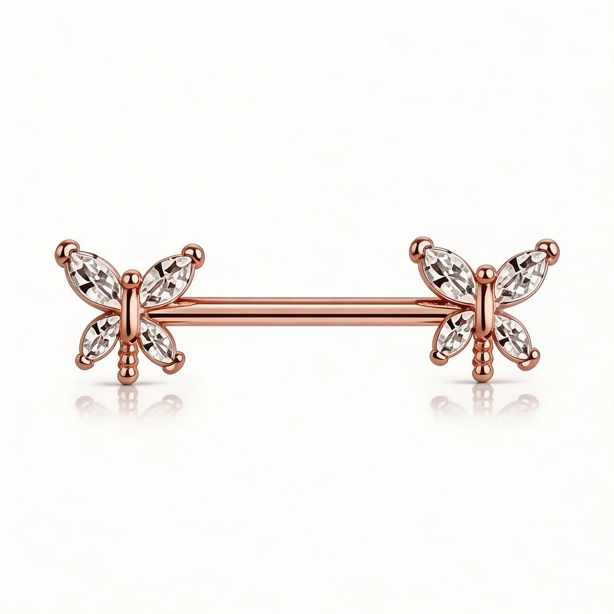 14G Nipple Rings G23 Titanium Internally Threaded Nipple Barbells 12mm-18mm Bridge Piercing Straight Nipple Bar