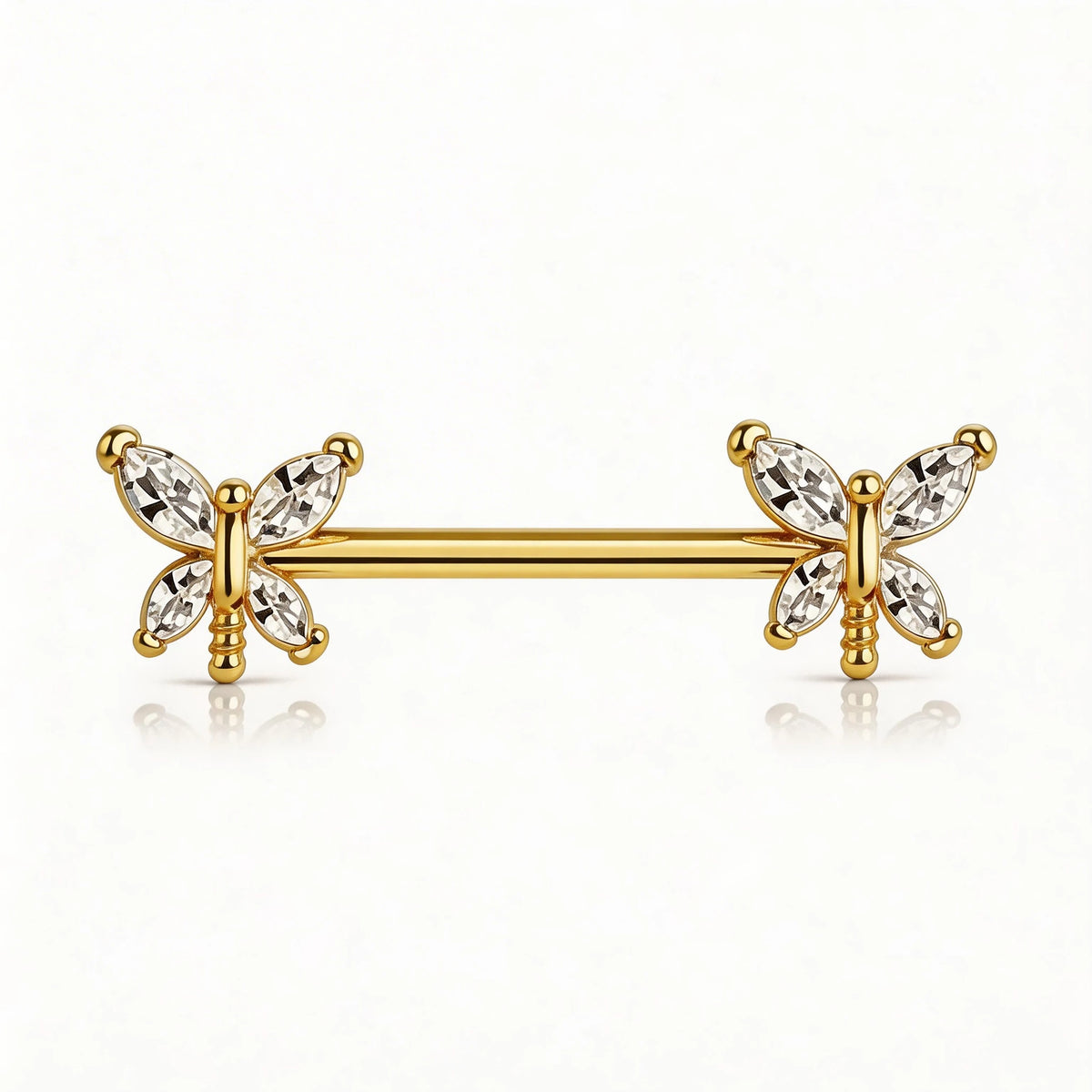 14G Nipple Rings G23 Titanium Internally Threaded Nipple Barbells 12mm-18mm Bridge Piercing Straight Nipple Bar