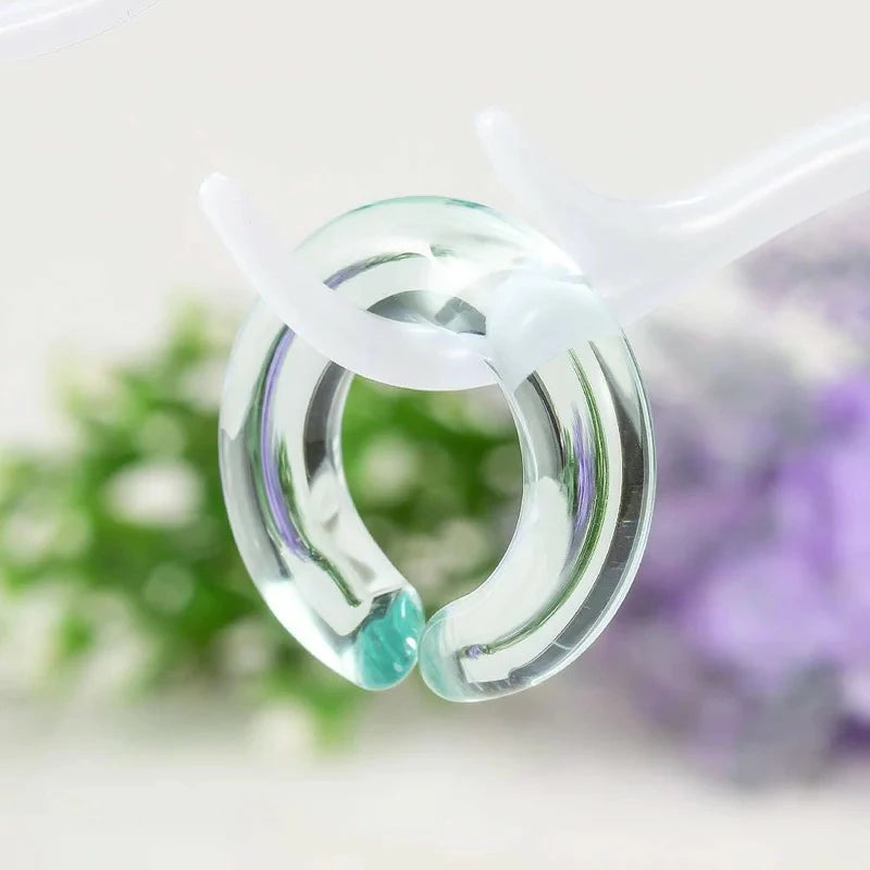 6mm-10mm 1 Pairs Glass Ear Weights Ear Heavy Earring Hangers Tapers Plugs