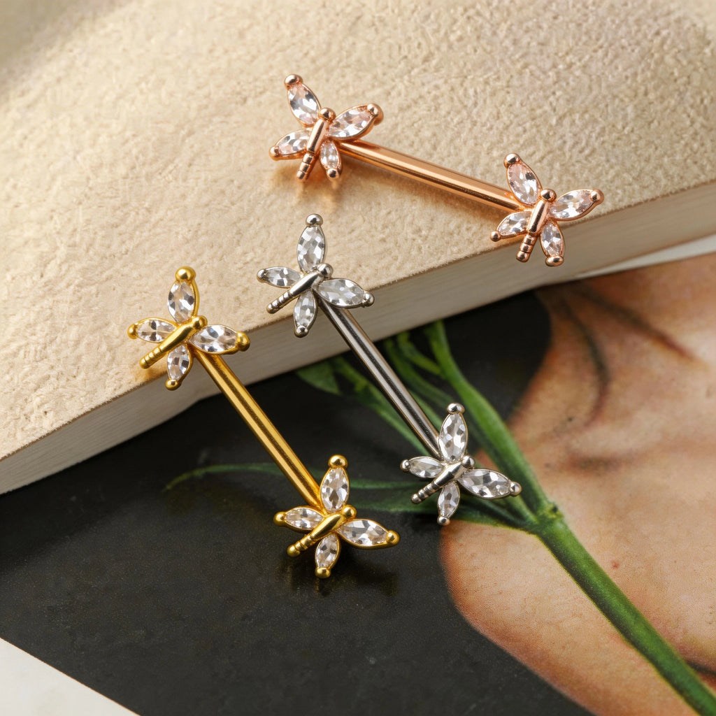 14G Nipple Rings G23 Titanium Internally Threaded Nipple Barbells 12mm-18mm Bridge Piercing Straight Nipple Bar
