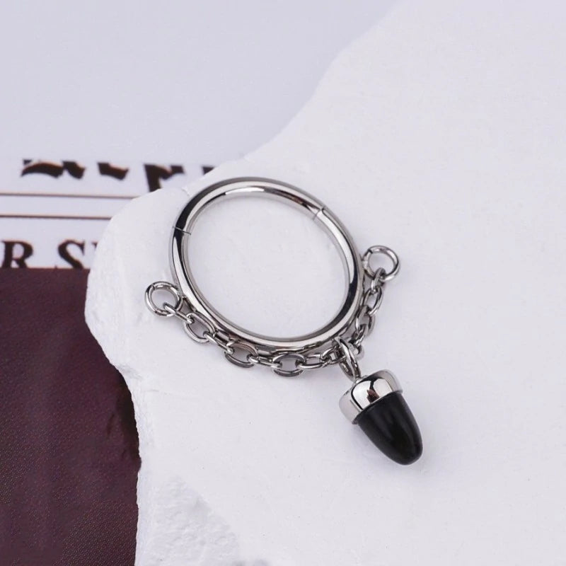 20G Nose Rings Hoops for Women 316L Stainless Surgical Steel Heart Butterfly Flower Cross Cubic Zirconia Nose Rings Hoops