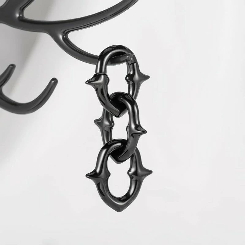 2PCS Ear Weights for Stretched Ears Gauges Stainless Steel Dangle Gauge