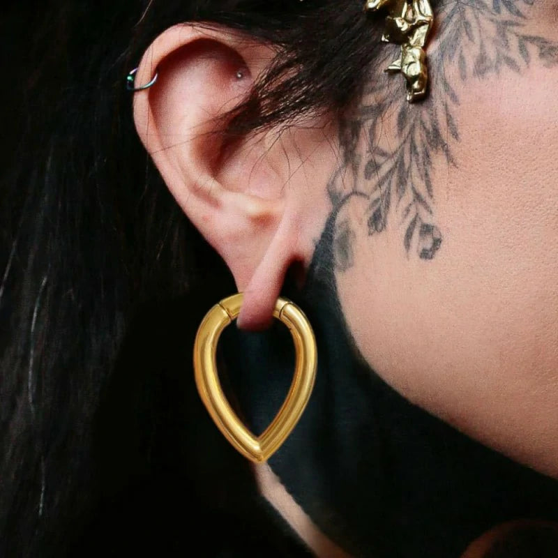 2Pcs Surgical Steel Ear Hangers Weights Gauges for Ears