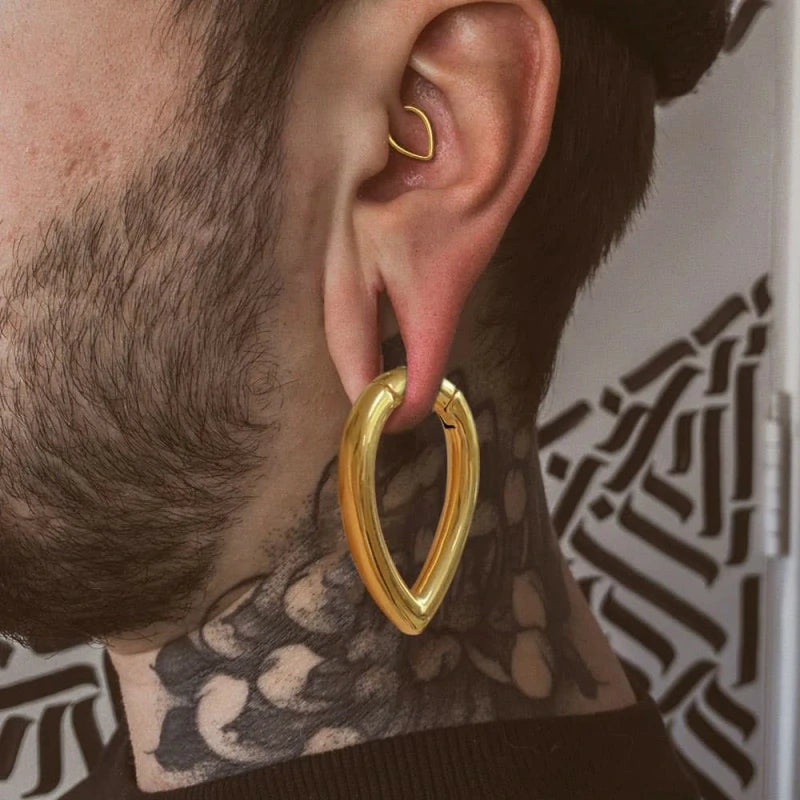 2Pcs Surgical Steel Ear Hangers Weights Gauges for Ears