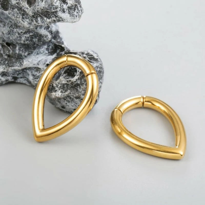 2Pcs Surgical Steel Ear Hangers Weights Gauges for Ears
