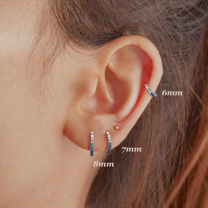 316L Surgical Steel Nose Piercings Clicker Septum Rings Nostril Jewelry Cartilage Helix