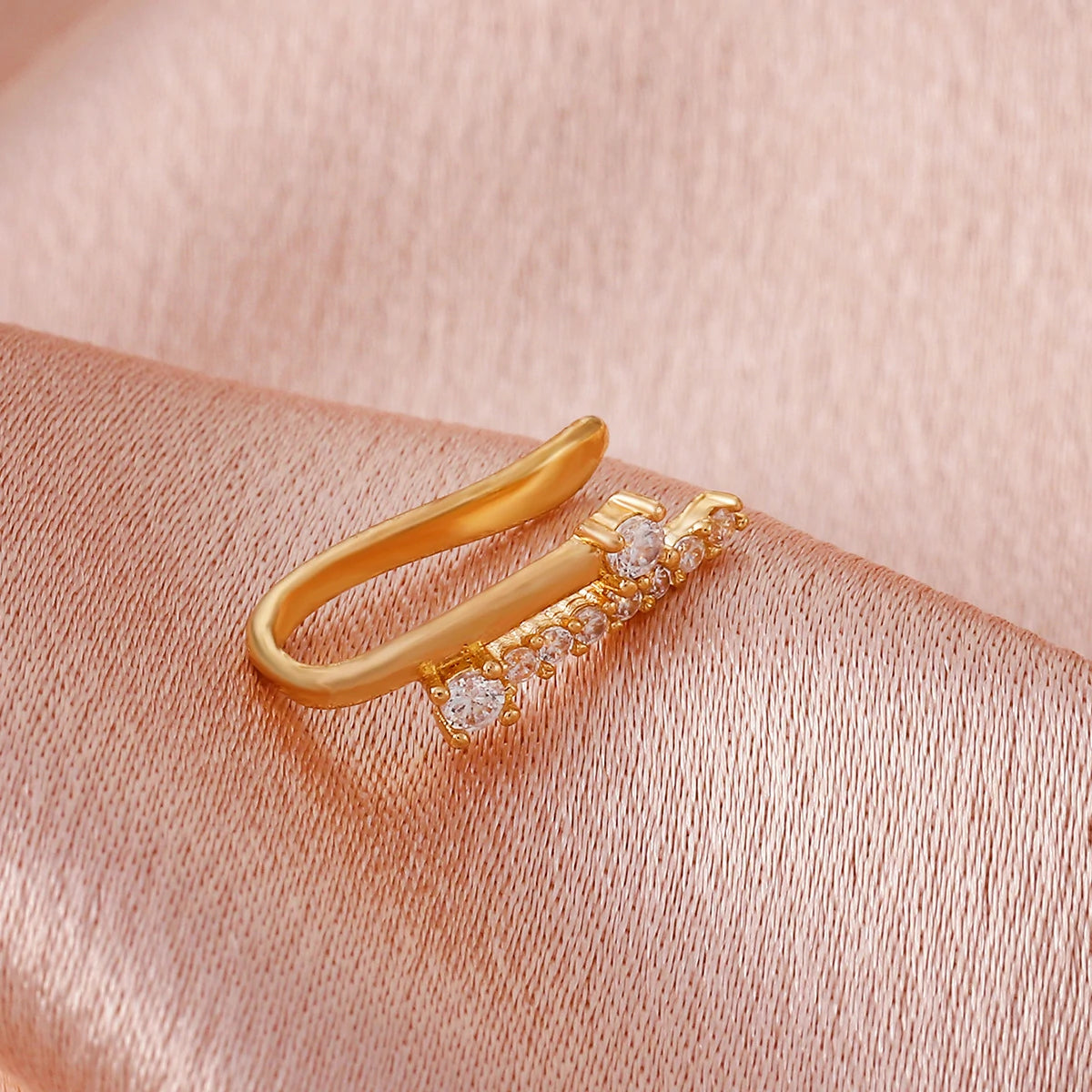 Clip On Cartilage Hoop Earring Fake Nose Ring Fake Septum Fake Lip Rings Fake Septum Piercing