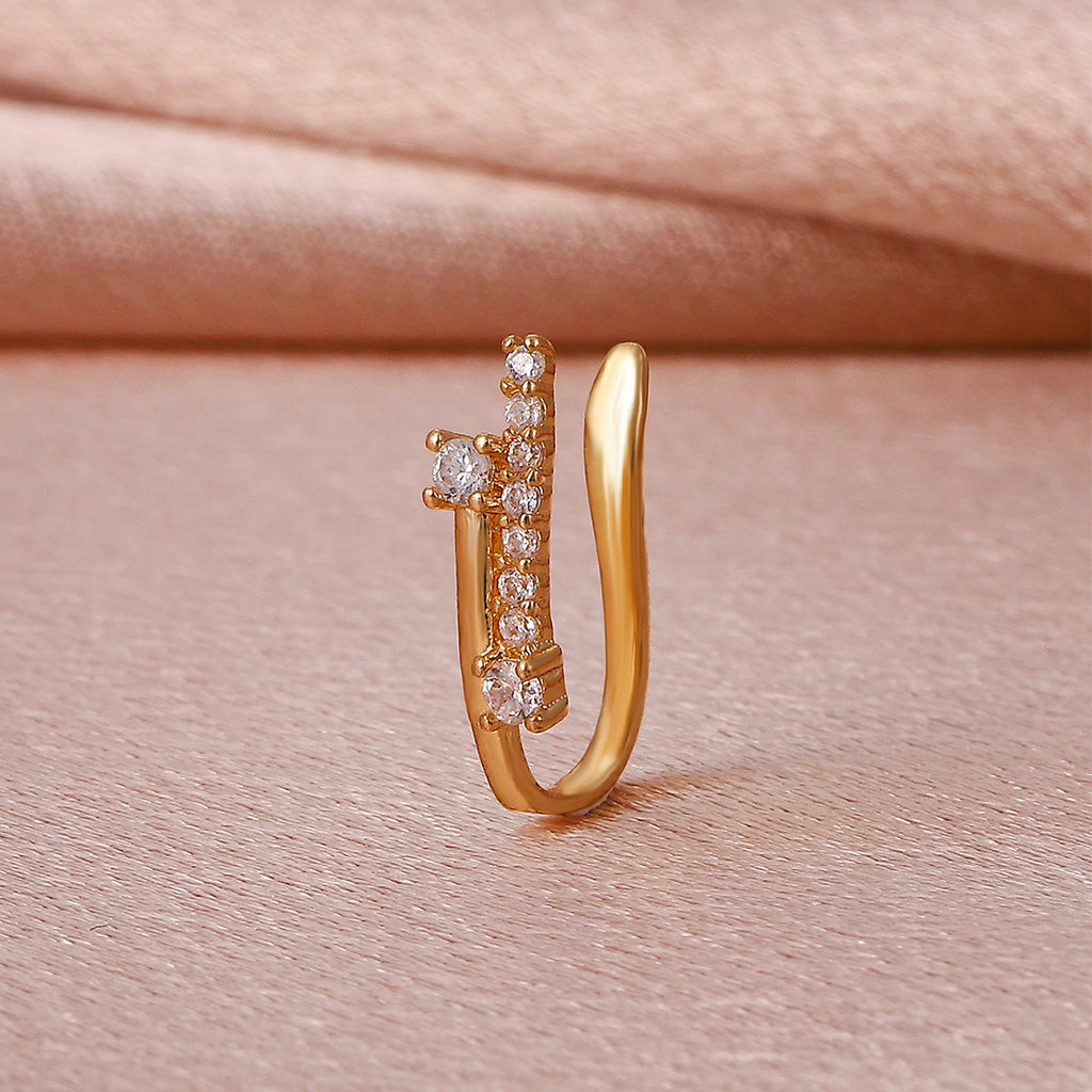 Clip On Cartilage Hoop Earring Fake Nose Ring Fake Septum Fake Lip Rings Fake Septum Piercing