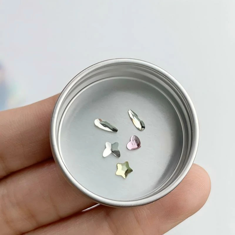 Combination tooth drill set 5 packs cosmetic tooth drill tooth decoration star water drop love tooth drill