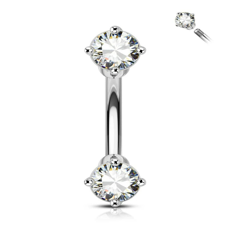 Cute Christmas Rook Piercing Jewelry 16g Rook Earring Xmas Eyebrow Ring