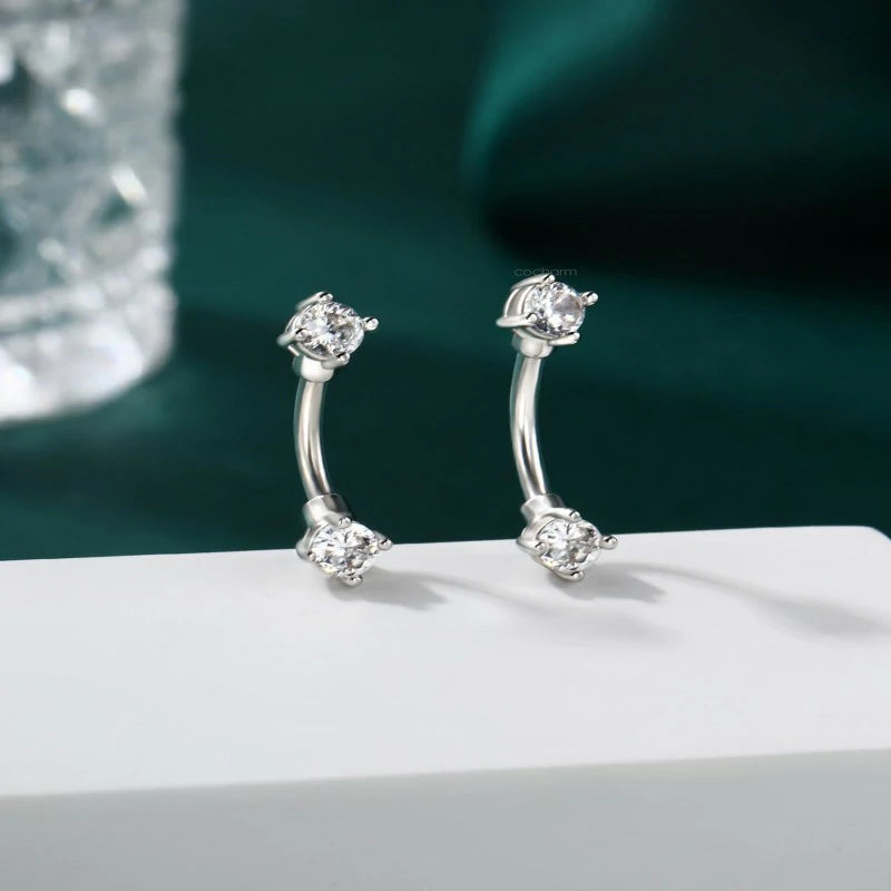 Cute Christmas Rook Piercing Jewelry 16g Rook Earring Xmas Eyebrow Ring