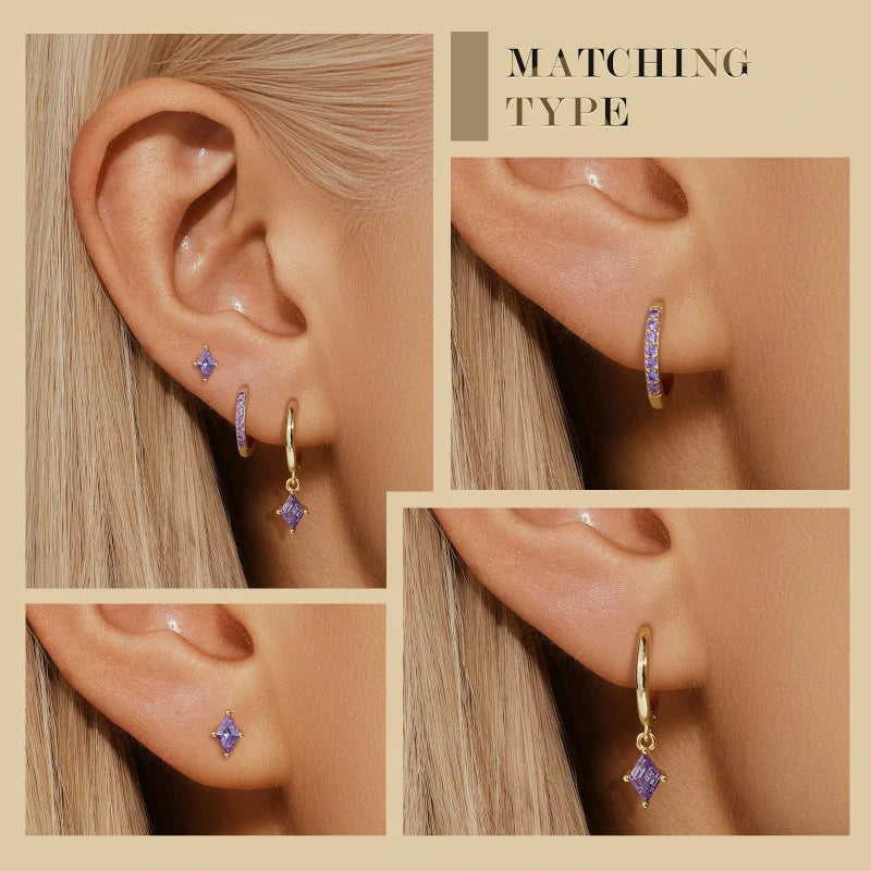 Dainty 14K Gold Plated Huggies Earring, Sterling Silver Hypoallergenic Cartilage Earrings