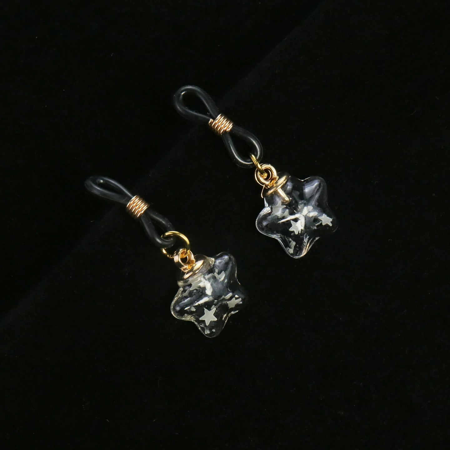 Fake Nipple Rings Adjustable Elastic Nooses Silicone Cute Pearl Silver non-Piercing
