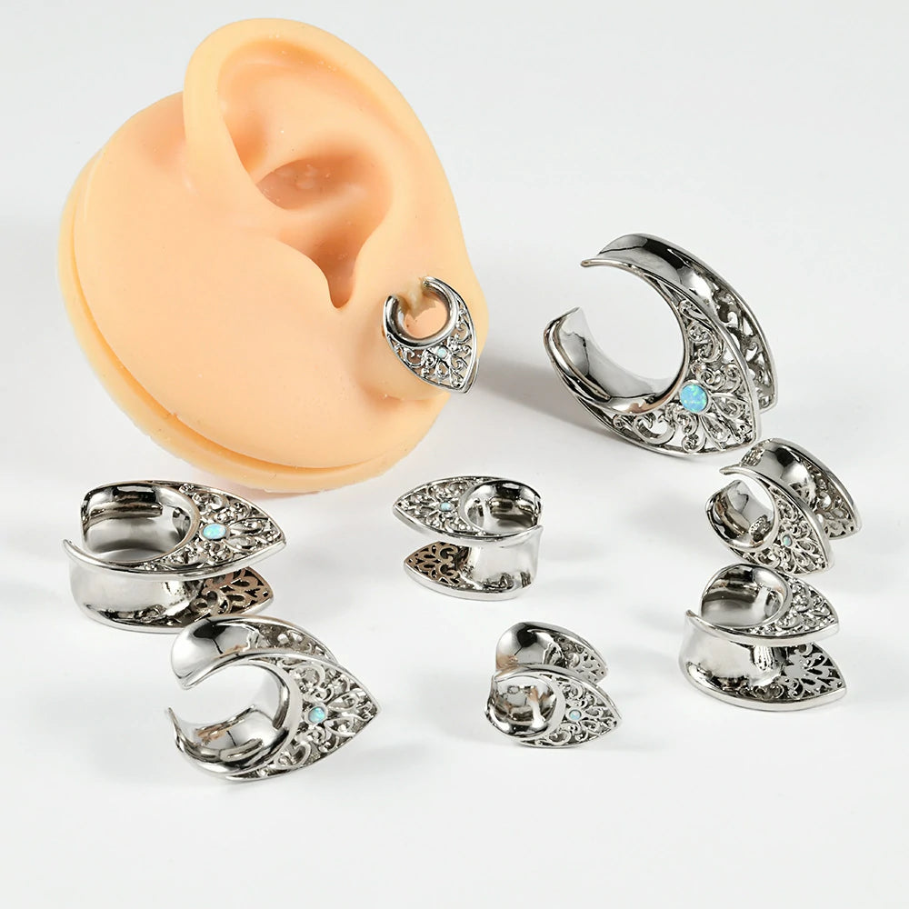 Gauges Ears Plugs and Tunnels Double Flared Earrings Upgrade Tear Drop Piercing