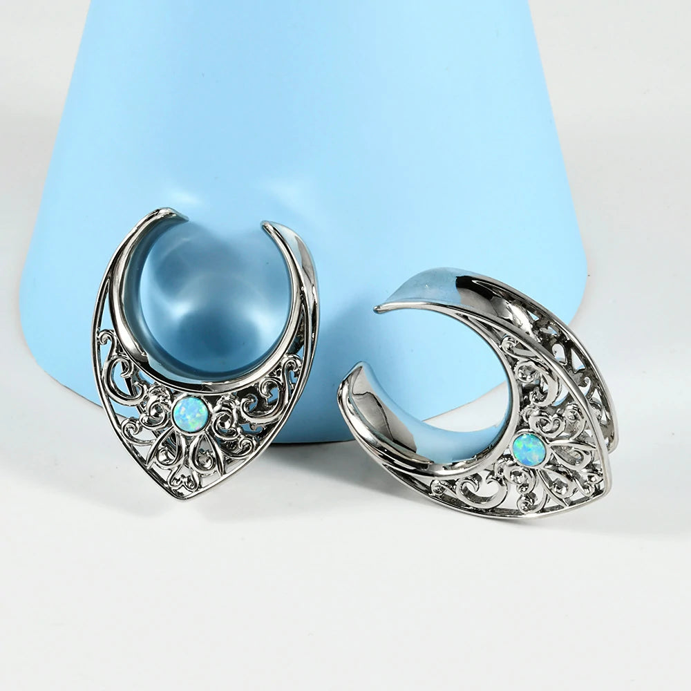 Gauges Ears Plugs and Tunnels Double Flared Earrings Upgrade Tear Drop Piercing