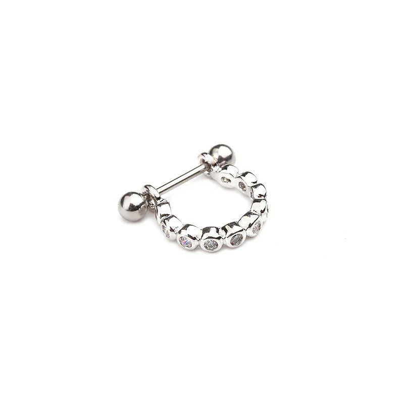 Hypoallergenic Earrings Stainless Steel Screw Back Bow Heart Flower Stud Hoop