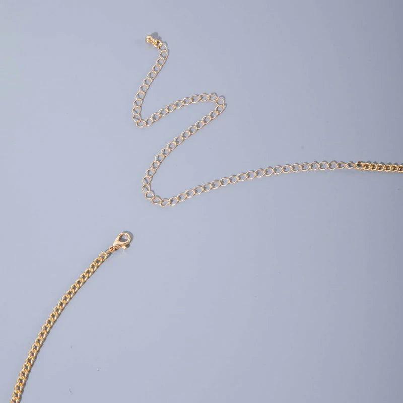 Layered Belly Chain for The Waist Adjustable Waterproof Sexy Bikini Satellite Beads