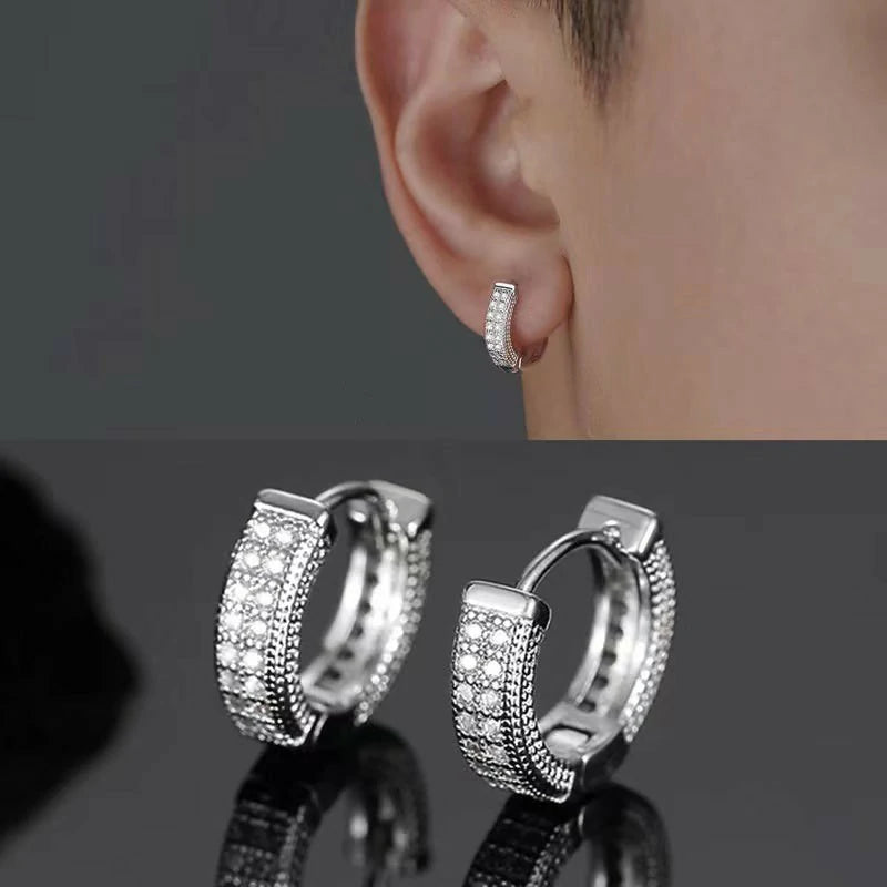 Moissanite Stud Earrings  Lab Created Diamond Alternative D Color