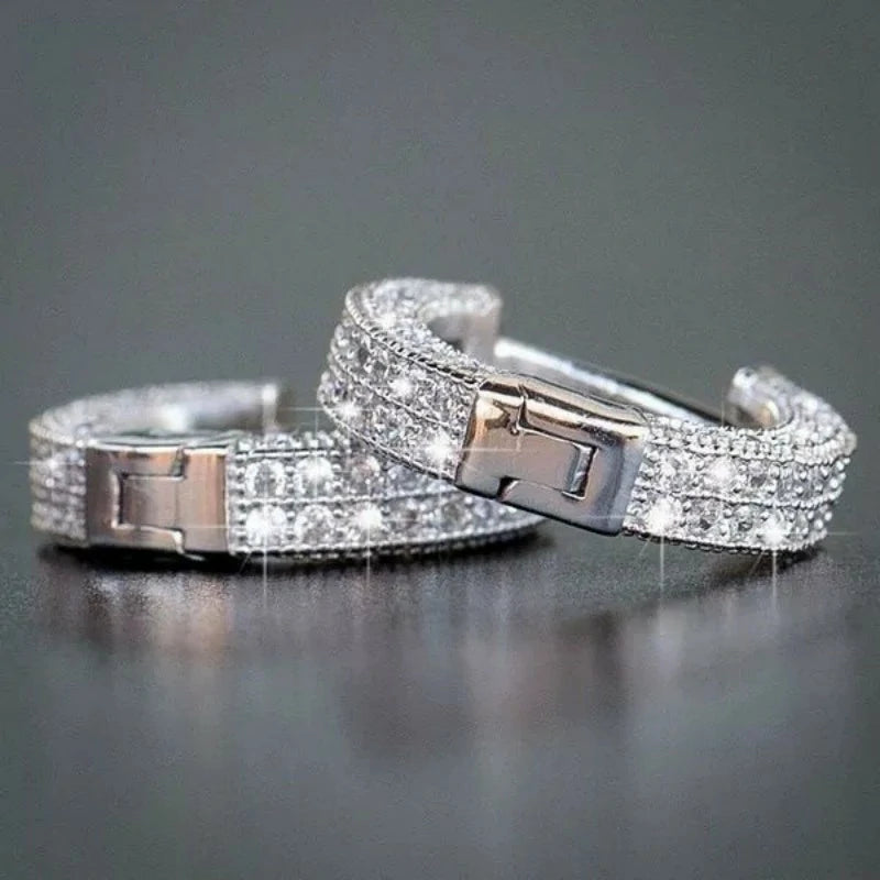 Moissanite Stud Earrings  Lab Created Diamond Alternative D Color