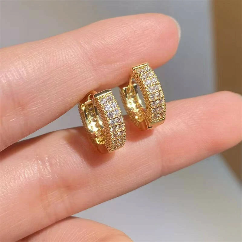 Moissanite Stud Earrings  Lab Created Diamond Alternative D Color