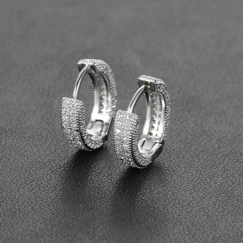 Moissanite Stud Earrings  Lab Created Diamond Alternative D Color