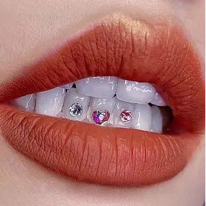 Trendy 30 Pieces Crystal Tooth Gem Kit Unleash Your Sparkly Smile