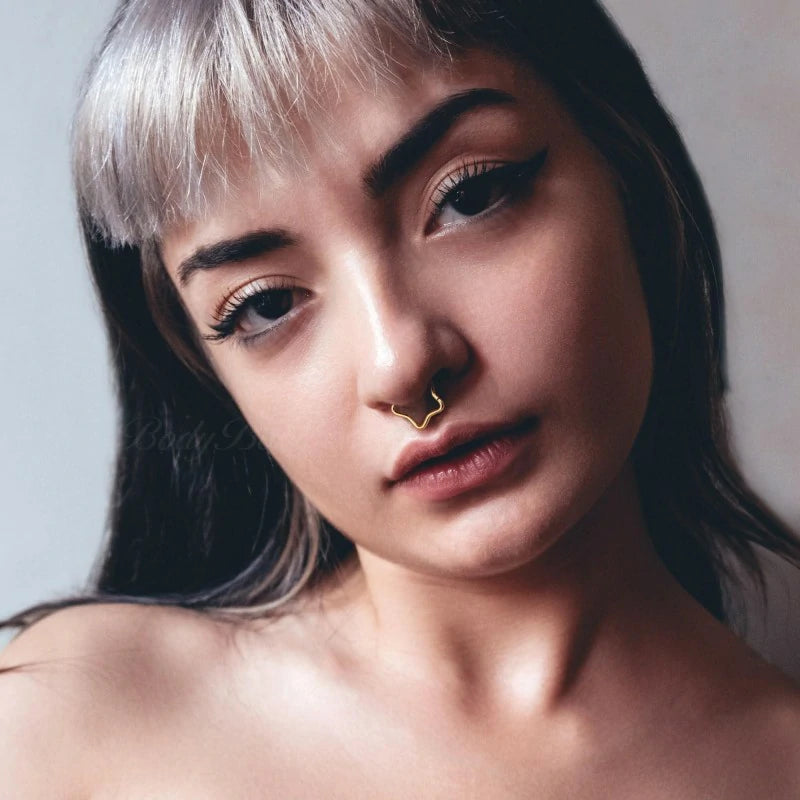 Septum Rings 16G 316L Stainless Steel Nose Rings Hoops for Women