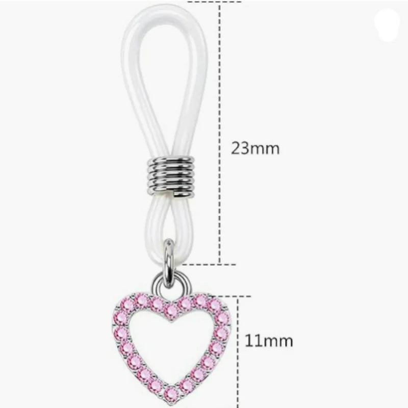 Sexy Heart Fake Nipple Rings Silver Jingle Bell Non Piercing Nipple Rings Adjustable Nipple