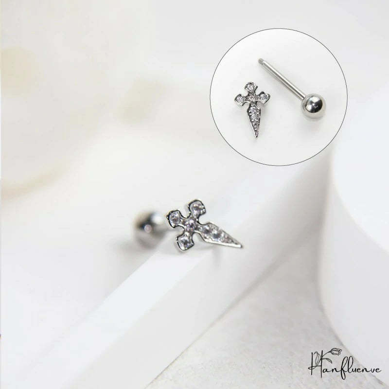 Stainless Steel Tongue Lip studs Gothic Piercing Jewelry Straight Barbells Internally Thread Tongue Stud