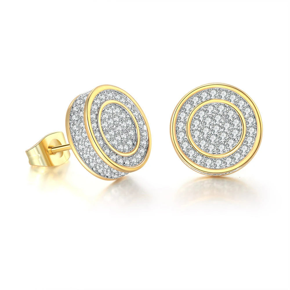 18K White Gold Plated Sterling Silver Asscher Cut Cubic Zirconia Stud Square CZ Stud Earrings