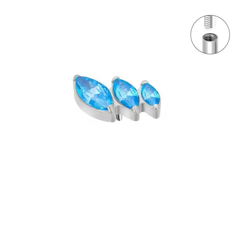 Hypoallergenic Screw Back Earrings Surgical Stainless Steel Stud Earrings for Sensitive Ears Cute Butterfly Flower Heart CZ Earring