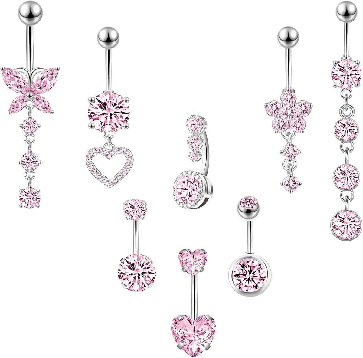 14G Belly Button Piercing Cute Navel Ring Belly Piercing Jewelry
