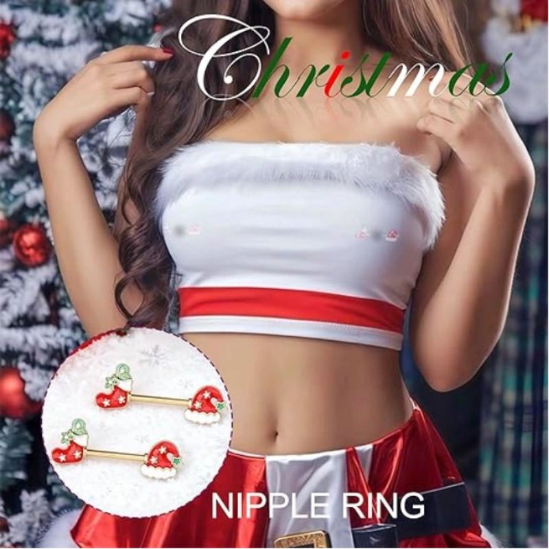 christmas-nipple-rings-piercing-women-surgical-steel-nipple-ring-with-santa-hat-and-shoes-nipple-piercing-jewelry-gift