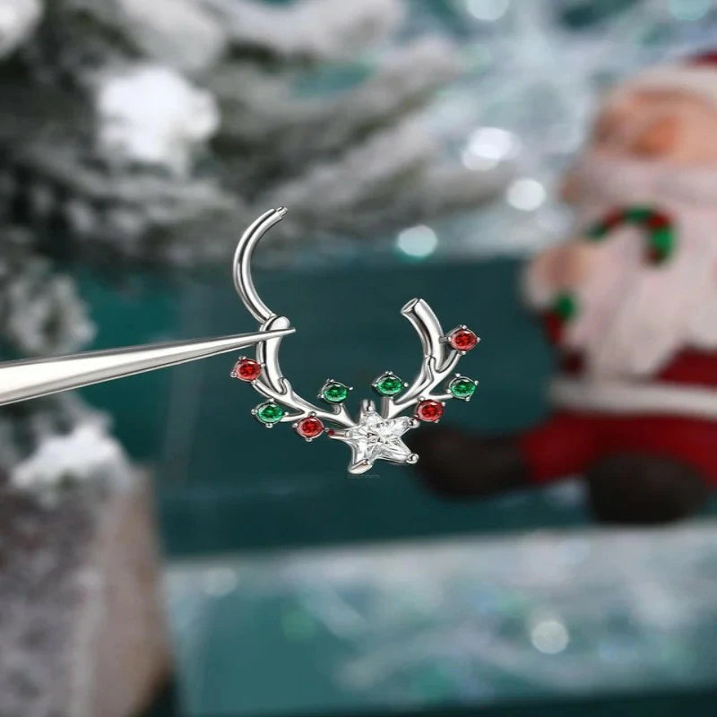 Christmas Septum Rings 16G Septum Jewelry Surgical Steel Helix Daith Earrings