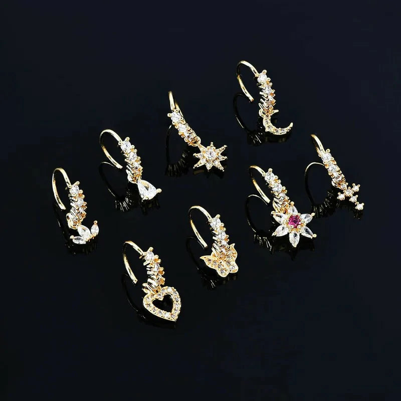 Nose Rings Hoop Septum Nose Piercing Jewelry Cartilage Earring