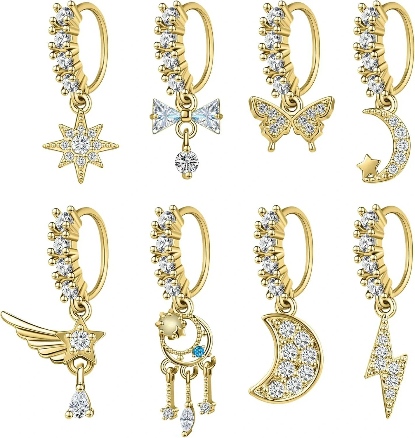 Nose Rings Hoop Septum Nose Piercing Jewelry Cartilage Earring